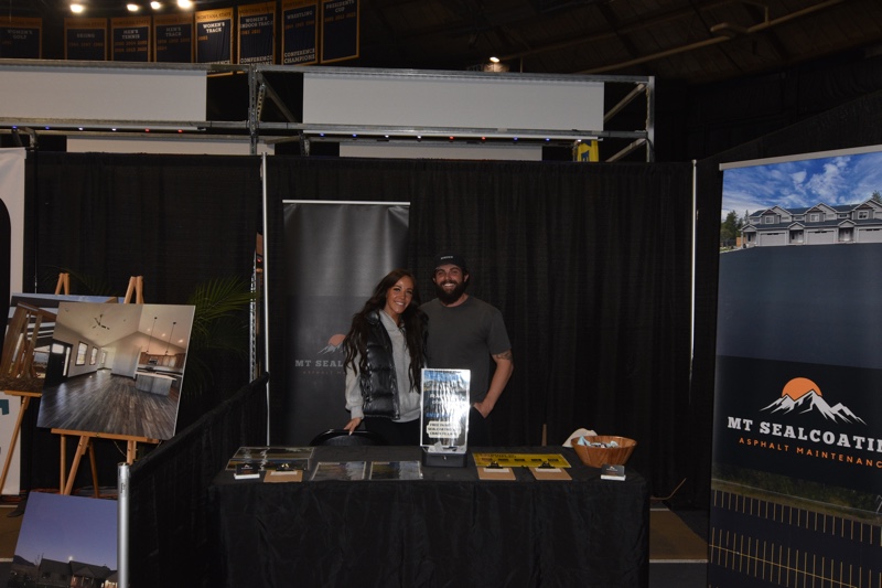 Brook and Austin Miles, owners of Montana Sealcoating in Southwest Montana